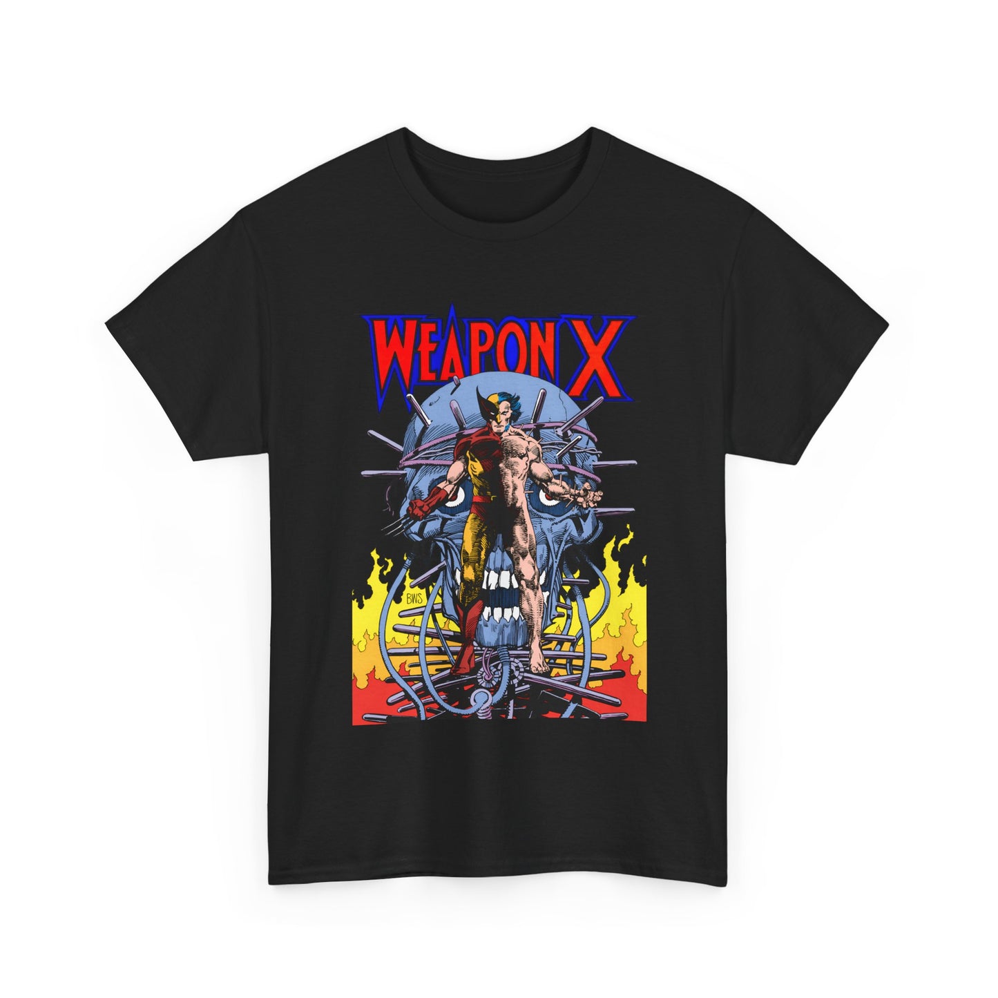 Weapon X T-Shirt - Barry Windsor-Smith Art - Wolverine Origin Story Before He Joined the X-Men - Logan, Mutant Leader - Marvel Comics
