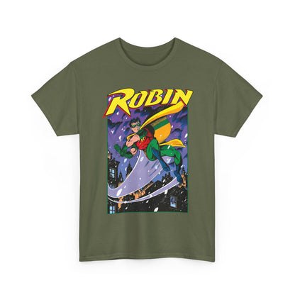 Robin T-Shirt - Tom Grummett Art - Tim Drake, Batman Family, Gotham City - DC Comics