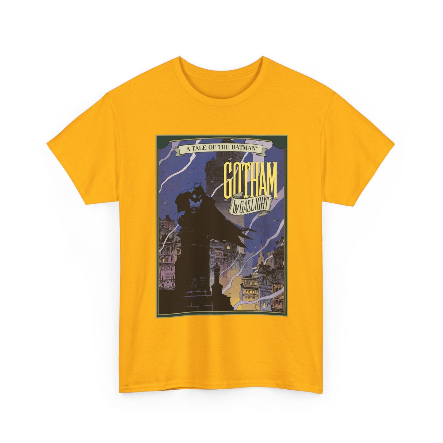 Batman: Gotham by Gaslight T-Shirt - Mike Mignola Art - 19th Century Jack the Ripper Story - Elseworlds - DC Comics