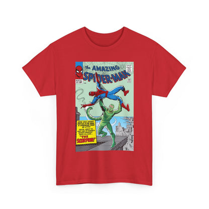 Amazing Spider-Man T-Shirt - Steve Ditko Art - Vs The Scorpion - Marvel Comics
