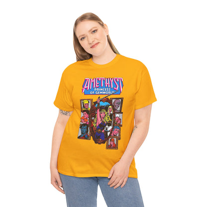 Amethyst Princess of Gemworld T-Shirt - Ernie Colon Art - Sardonyx, Dark Opal, Granch, Citrina - DC Comics