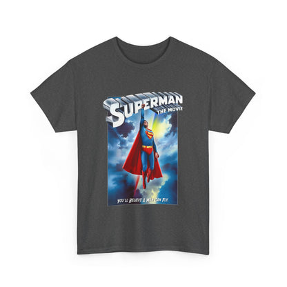 Superman The Movie T-Shirt - DC Comics - Man of Steel - Christopher Reeve 1978
