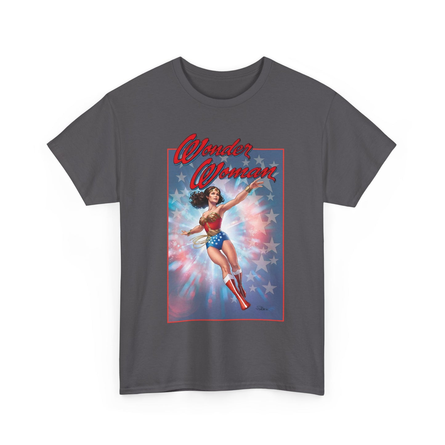 Wonder Woman '77 T-Shirt - Nicola Scott Art - Comic Book Based on the 1970s TV Series with Lynda Carter - DC Comics