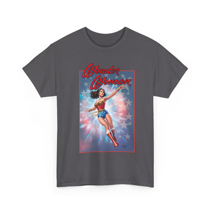 Wonder Woman '77 T-Shirt - Nicola Scott Art - Comic Book Based on the 1970s TV Series with Lynda Carter - DC Comics