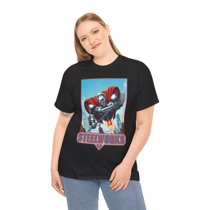 Steelworks T-Shirt - Jon Bogdanove Art - John Henry Irons - Superman Family - DC Comics