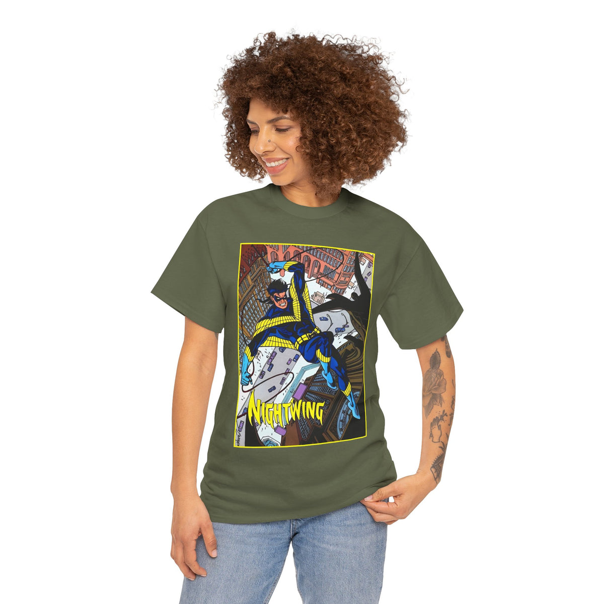 Nightwing T-Shirt - José Luis García-López Art - New Teen Titans Leader - DC Comics