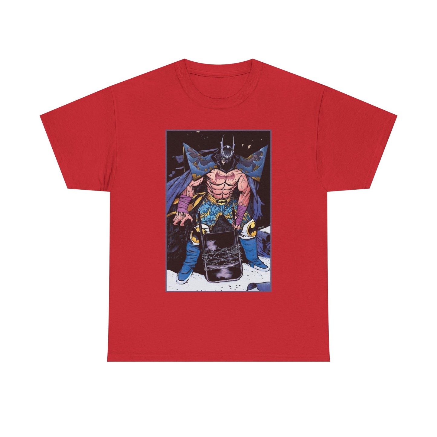 Batman T-Shirt - Daniel Warren Johnson Art - Luchador-Style Mask - DC K.O. #4 Cover Art - DC Comics