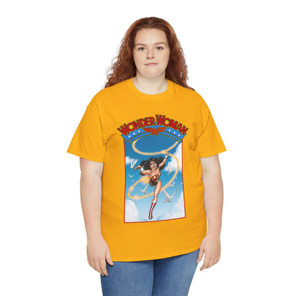 Wonder Woman T-Shirt - George Perez Art - Post-Crisis 1980s Retro Graphic - Themyscira - DC Comics