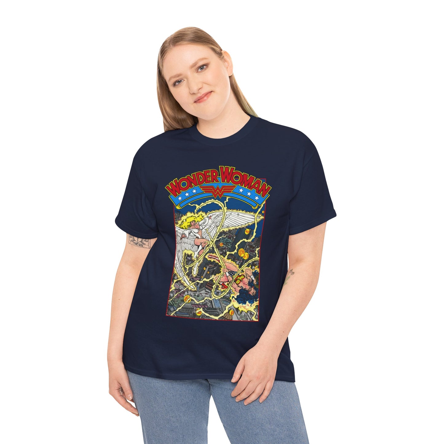 Wonder Woman T-Shirt - George Perez Art - Vs Silver Swan - DC Comics