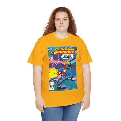 West Coast Avengers #46 T-Shirt - John Byrne Art - Great Lakes Avengers Appearance - Marvel Comics
