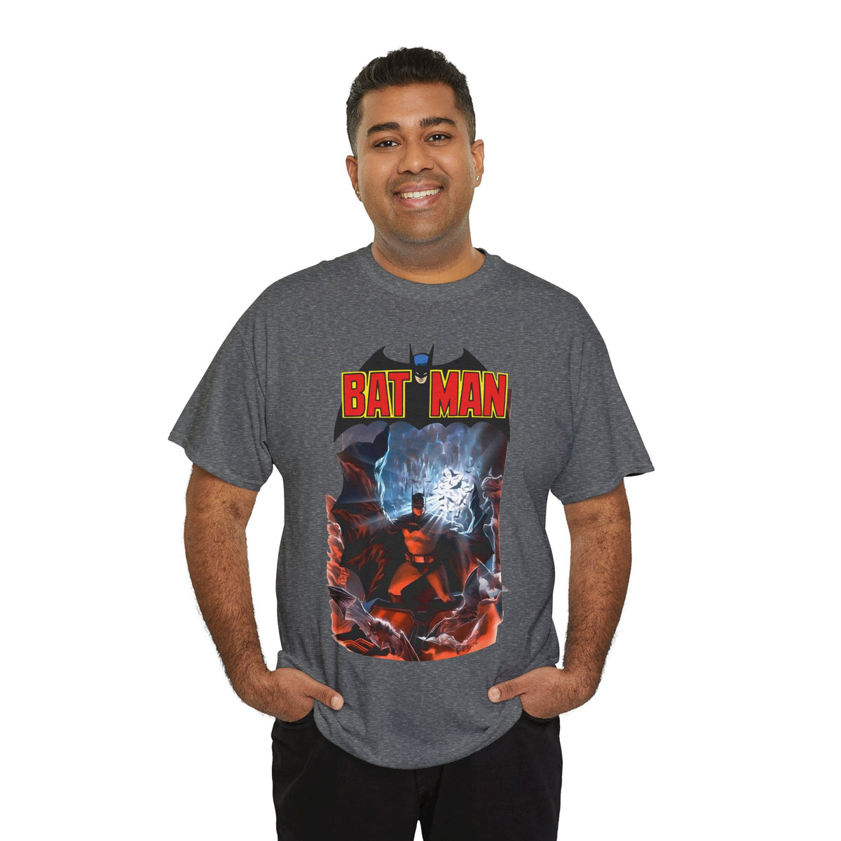 Batman T-Shirt - Alex Ross Art - Dark Knight Detective - Gotham Protector - DC Comics