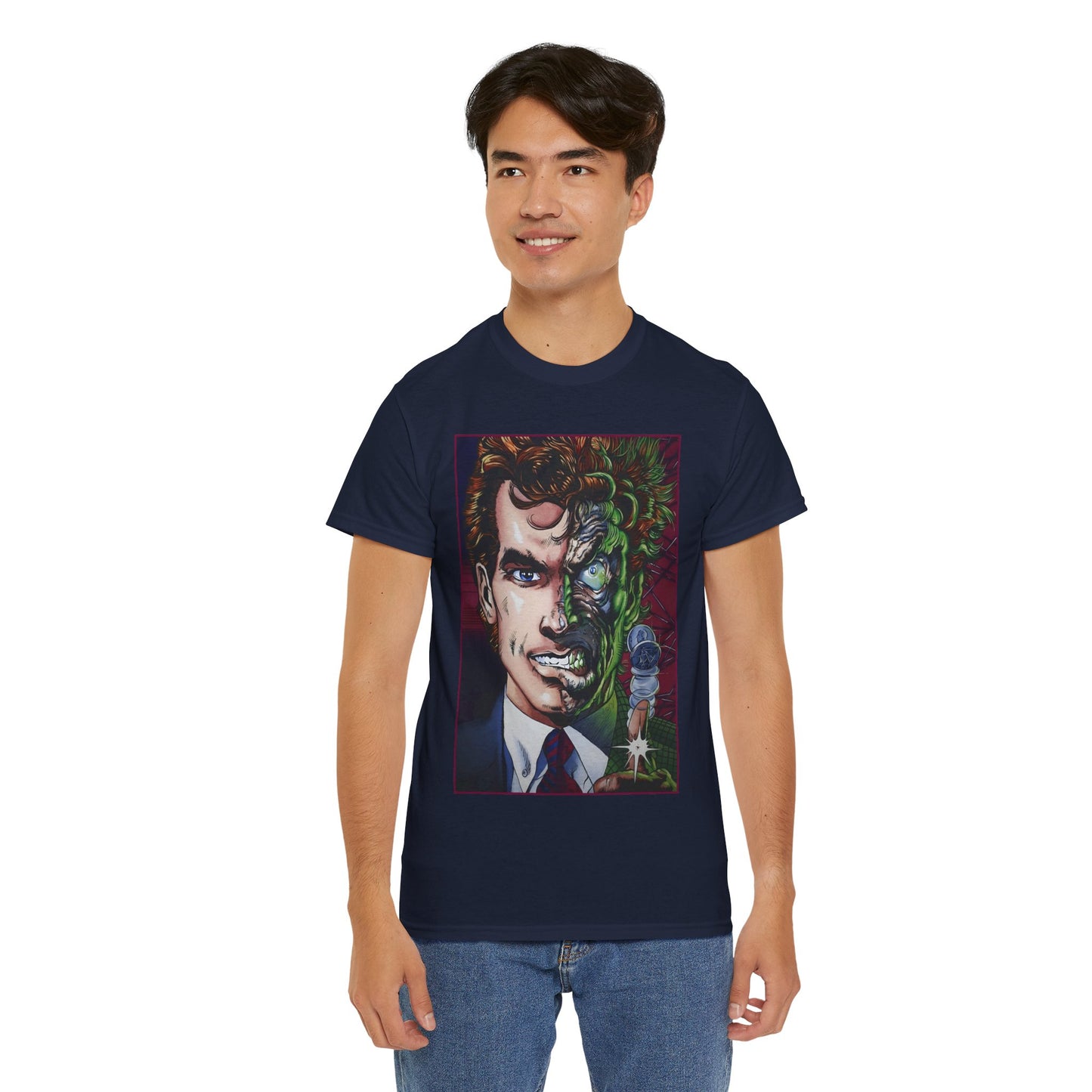 Two Face T-Shirt - Neal Adams Art - DC Comics
