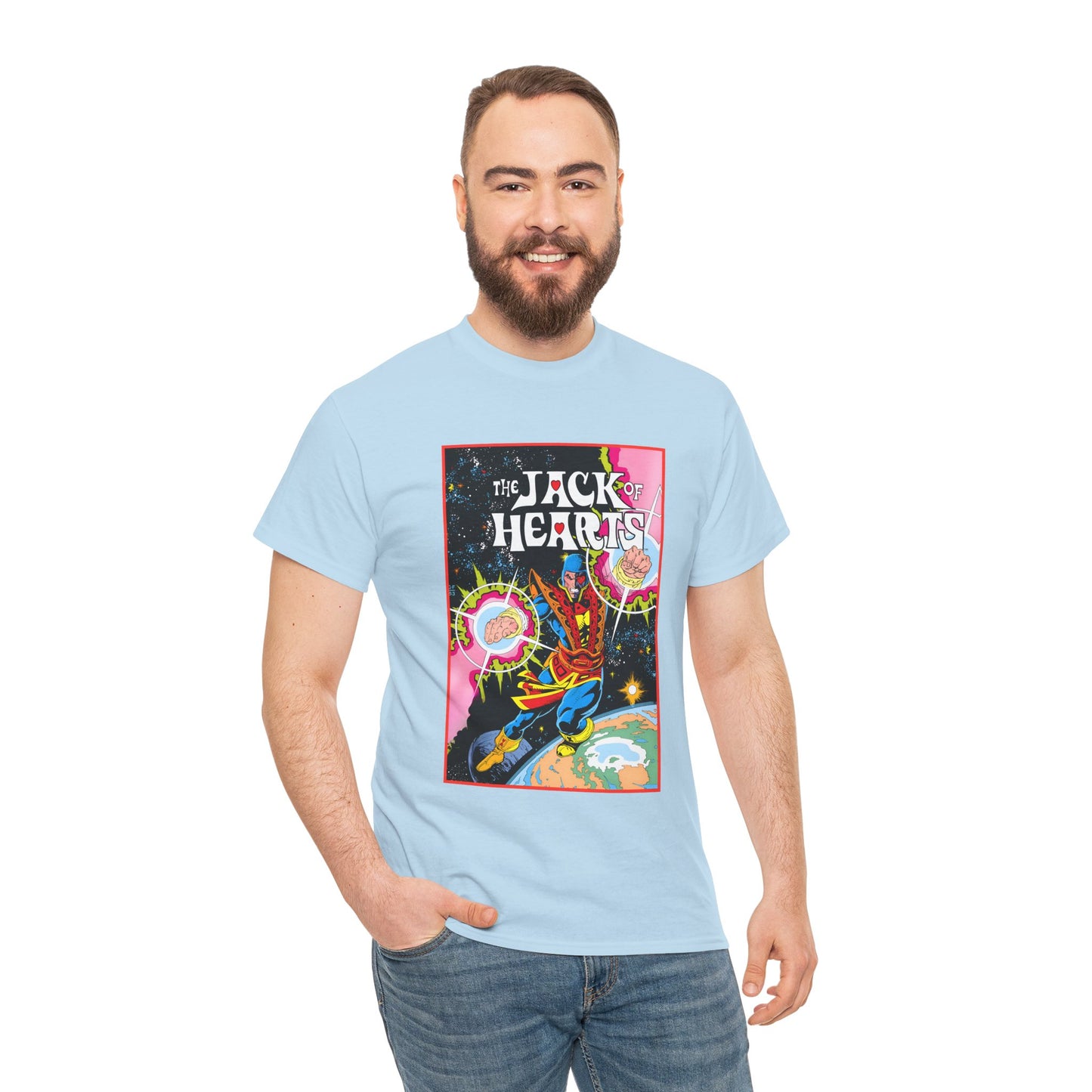 Jack of Hearts T-Shirt - Marvel Comics - Avengers Member - She-Hulk Beau - Zero Fluid - Popular 80s Character