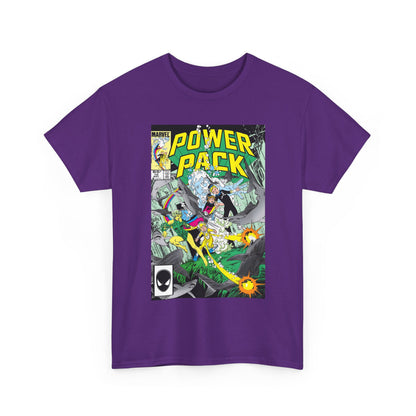 Power Pack #10 T-Shirt - With Marrina from Alpha Flight - Marvel Comics