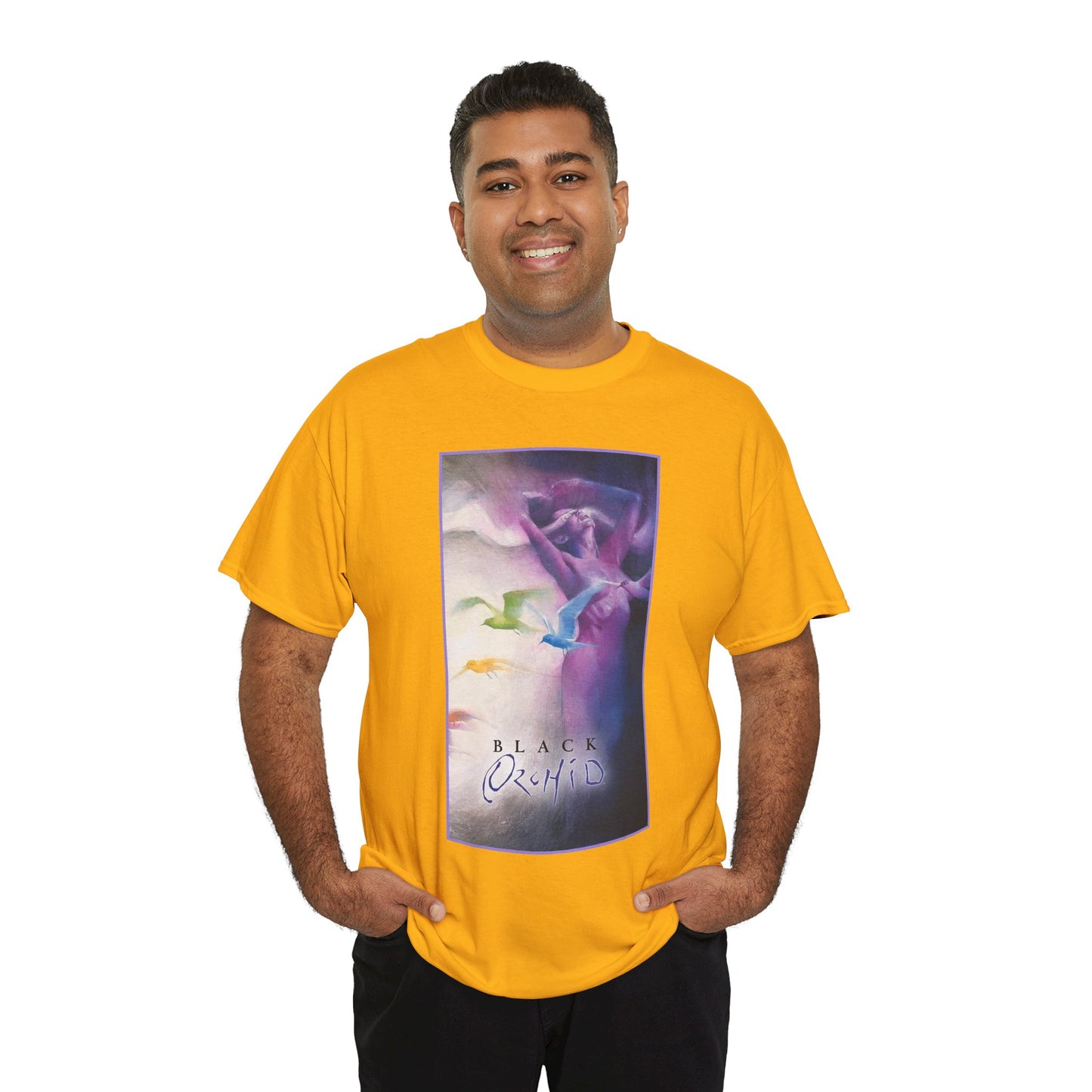 Black Orchid T-Shirt - Dave McKean Art - Susan Linden-Thorne - Neil Gaiman Story - DC Comics, Vertigo Comics