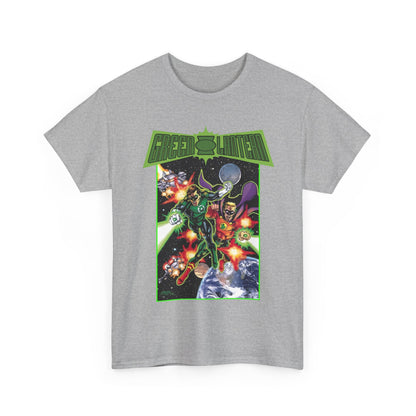 Green Lantern T-Shirt - George Perez Art - Hal Jordan & Alan Scott - Silver Age & Golden Age - DC Comics