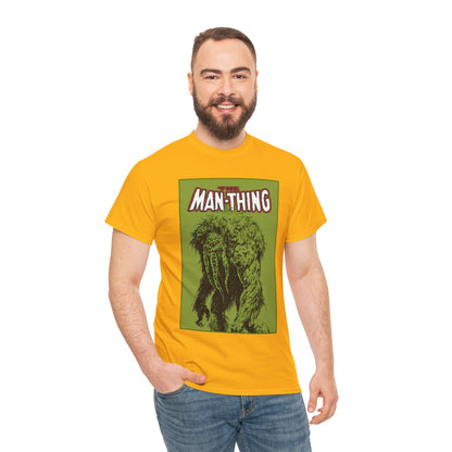 Man-Thing T-Shirt - Marvel Comics - Whatever Knows Fear Burns At The Touch - Swamp Monster