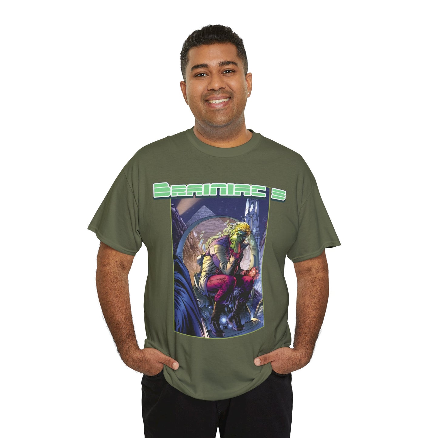 Brainiac 5 T-Shirt - Jim Lee Art - Legion of Super-Heroes Member - DC Comics