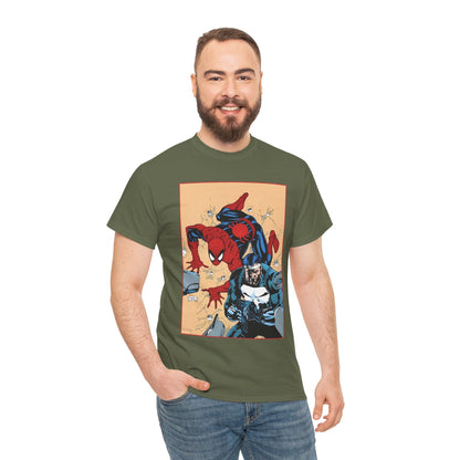 Spider-Man & Punisher T-Shirt - Jim Lee Art - Marvel Comics