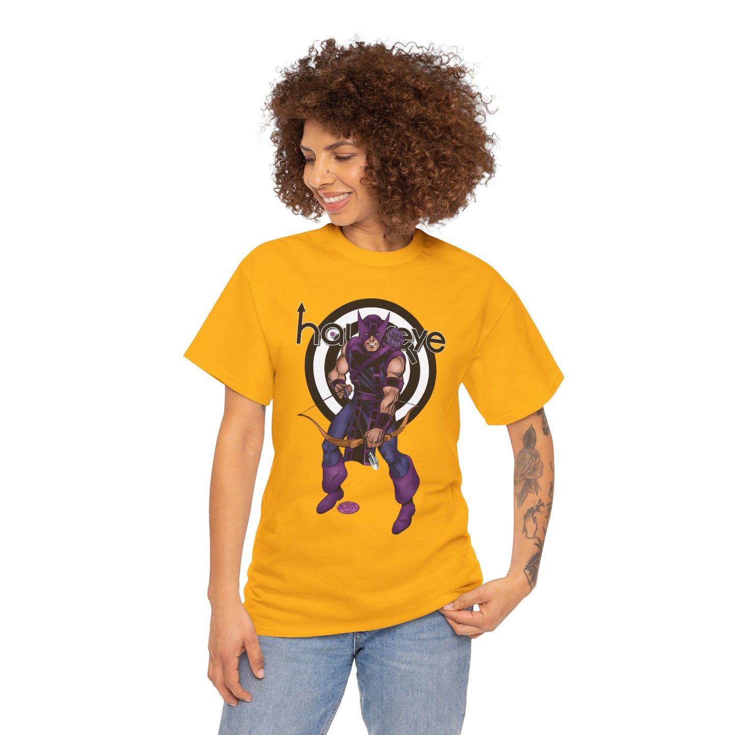 Hawkeye T-Shirt - John Byrne Art - Clint Barton, Avengers Leader & Member - Marvel's Ultimate Archer - Marvel Comics