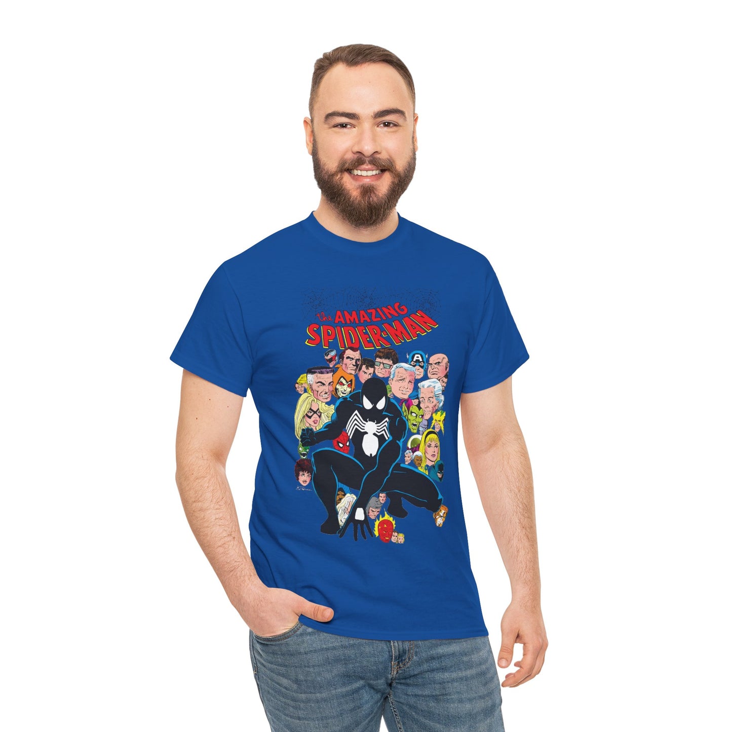 Amazing Spider-Man T-Shirt - Green Goblin, Kingpin, Hobgoblin, Electro, Black Cat, Mysterio, Doctor Octopus, Gwen Stacy - Marvel Comics