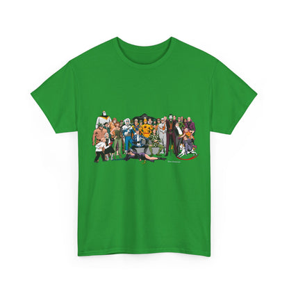 Secret Origins of Super-Villains T-Shirt - Dick Giordano Art - DC Comics - Joker, Mirror Master, Captain Cold, Lex Luthor, Scarecrow, Poison Ivy, Grodd