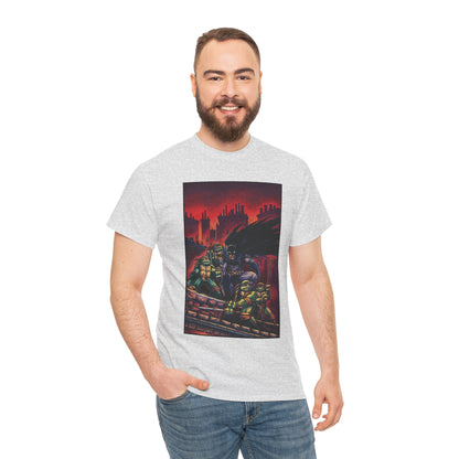 Batman & Teenage Mutant Ninja Turtles T-Shirt - Kevin Eastman Art - TNMT - DC Comics