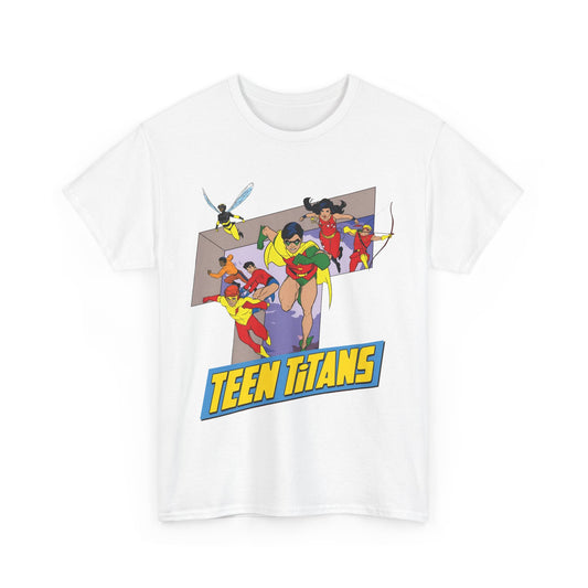 Teen Titans T-Shirt - Robin, Wonder Girl, Kid Flash, Speedy, Bumblebee, Mal, Aqualad - DC Comics