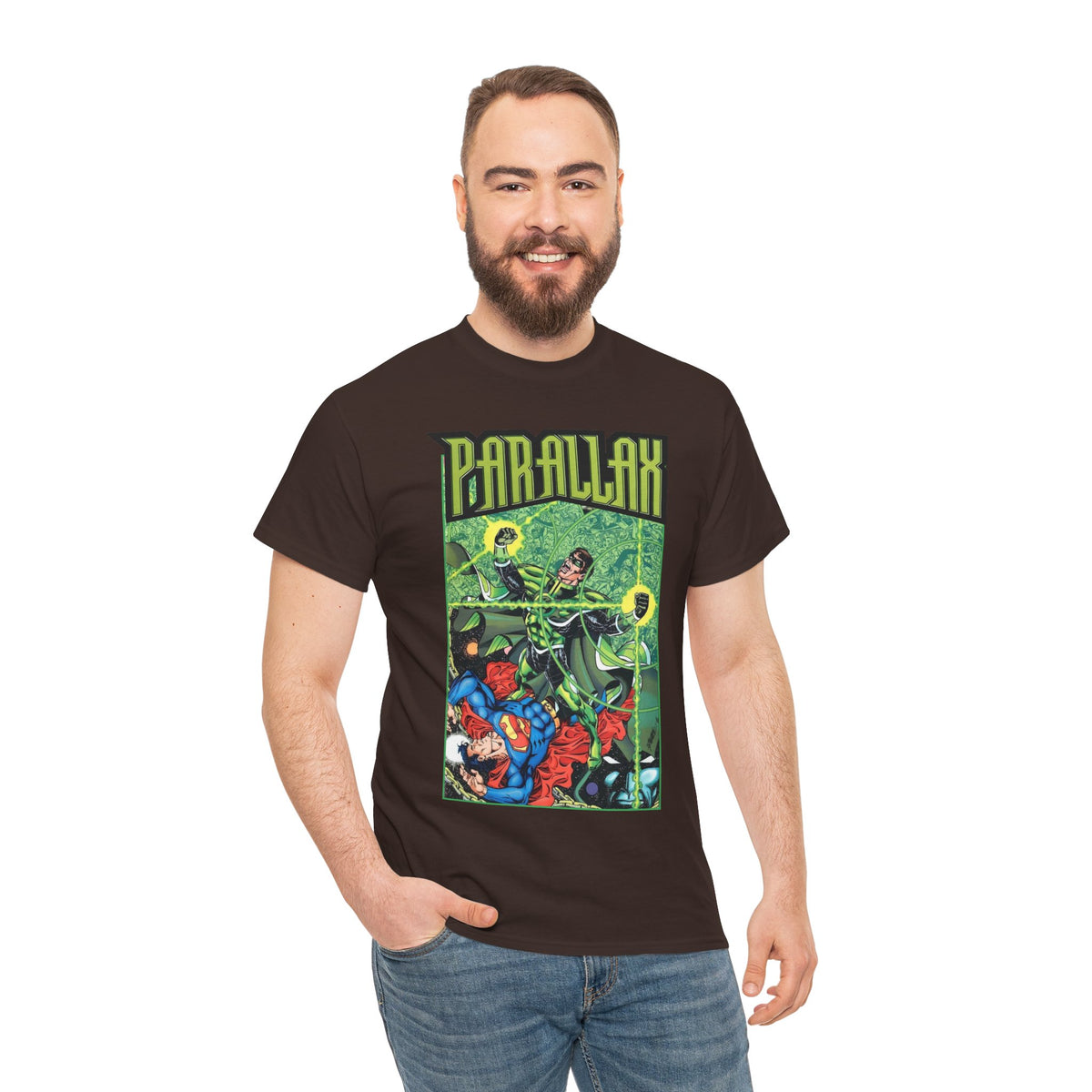 Parralax T-Shirt - George Perez Art - Reign of the Supermen Story - DC Comics