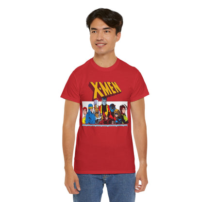 X-Men T-Shirt - Arthur Adams Art - Cyclops, Nightcrawler, Storm, Wolverine, Shadowcat, Phoenix (Rachel Summers), Colossus, Rogue - Marvel Comics
