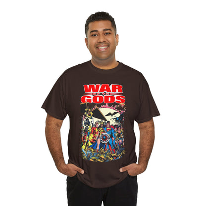 War of the Gods T-Shirt - George Perez Art - Wonder Woman Story - Superman, Captain Marvel, Hawkman, Firestorm, Dr Fate, Troia, Lobo, Batman - DC Comics