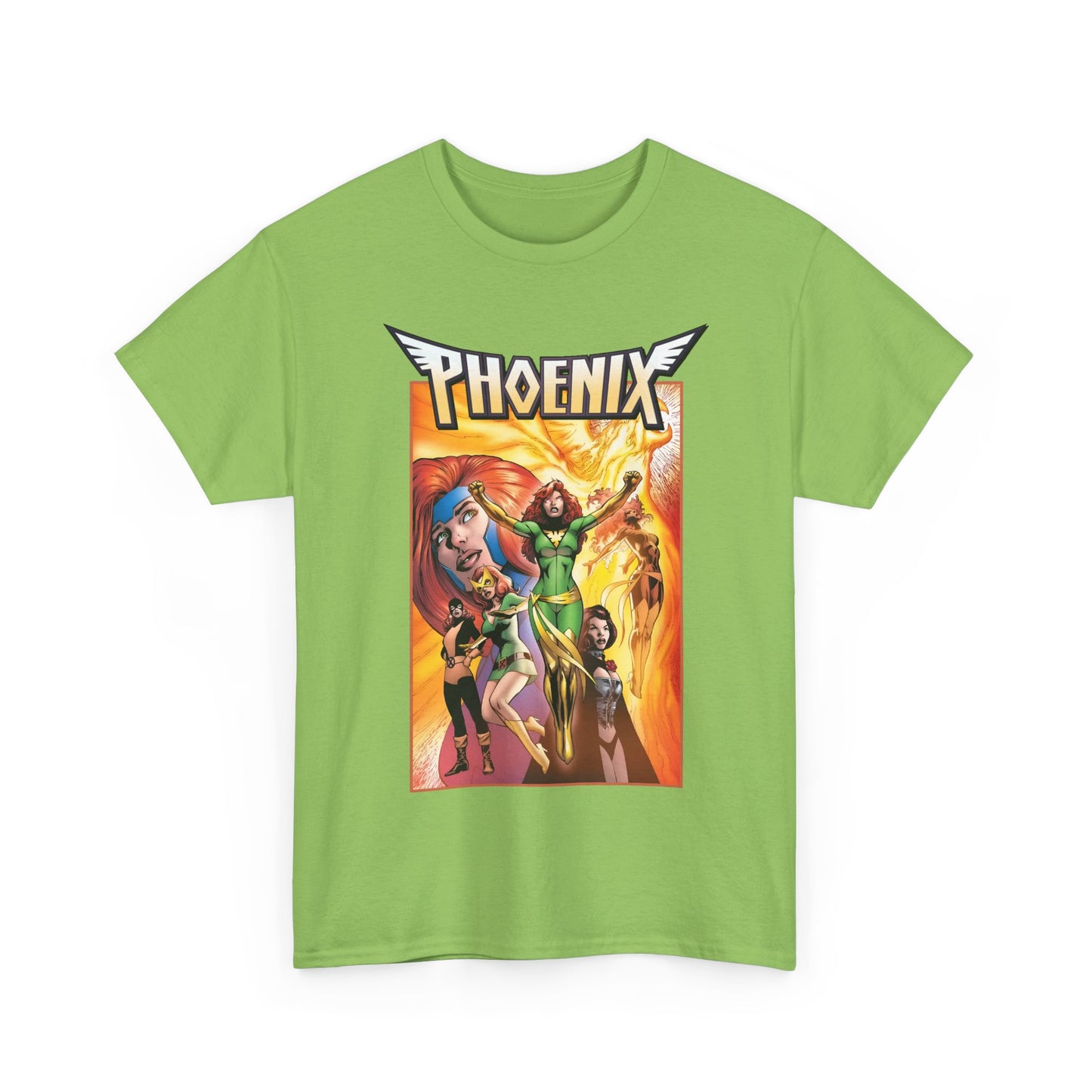 Phoenix T-Shirt - Alan Davis Art - Jean Grey, Marvel Girl, Black Queen, Dark Phoenix - X-Men Founding Member - Marvel Comics
