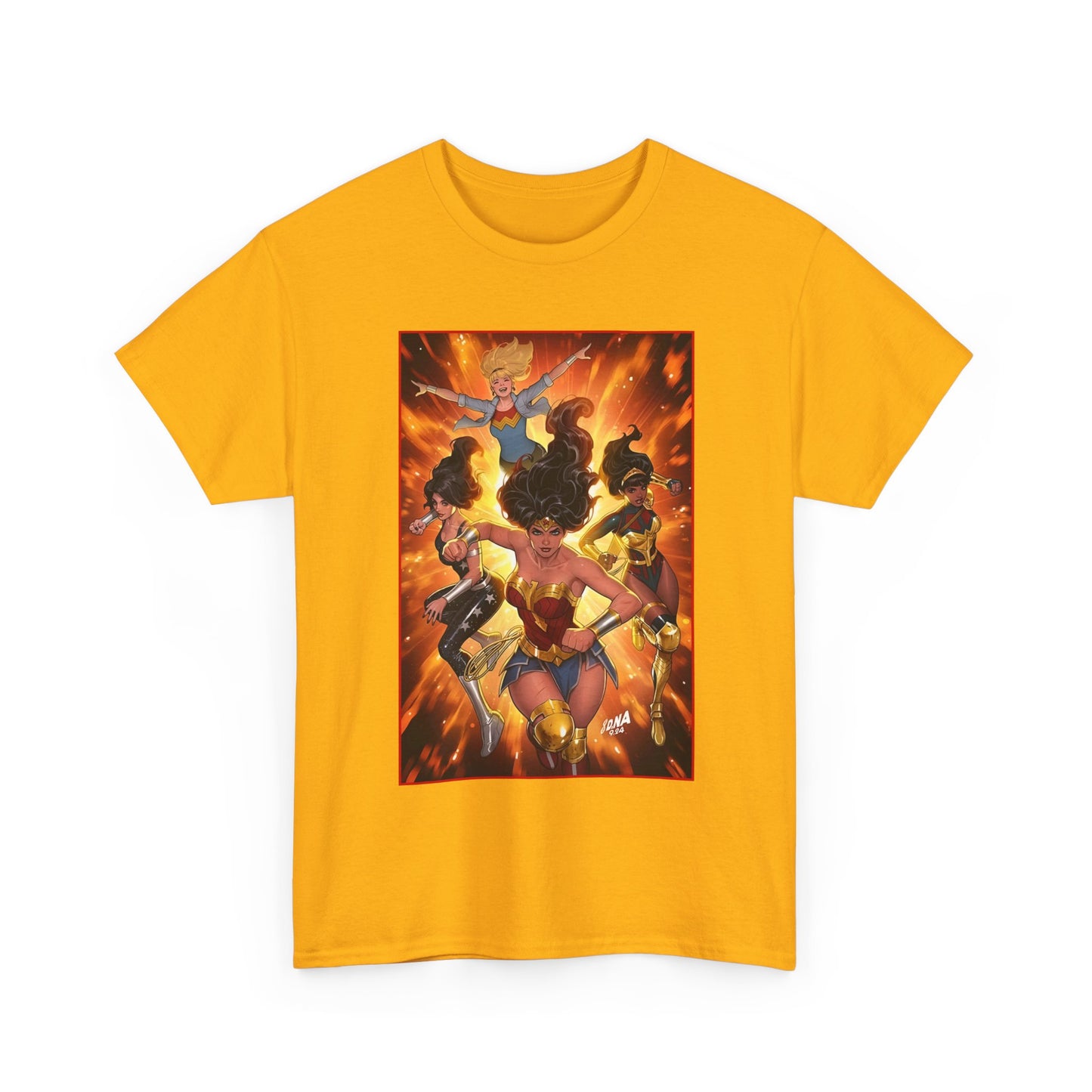 Wonder Woman & the Wonder Girls T-Shirt - David Nakayama Art - Donna Troy, Cassie Sandsmark, Yara Flor - #17 Variant Cover Art - DC Comics