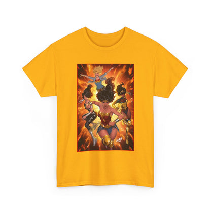 Wonder Woman & the Wonder Girls T-Shirt - David Nakayama Art - Donna Troy, Cassie Sandsmark, Yara Flor - #17 Variant Cover Art - DC Comics