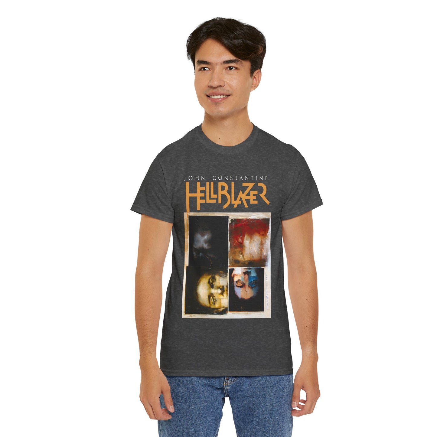 John Constantine Hellblazer T-Shirt - Dave McKean Art - DC Comics, Vertigo