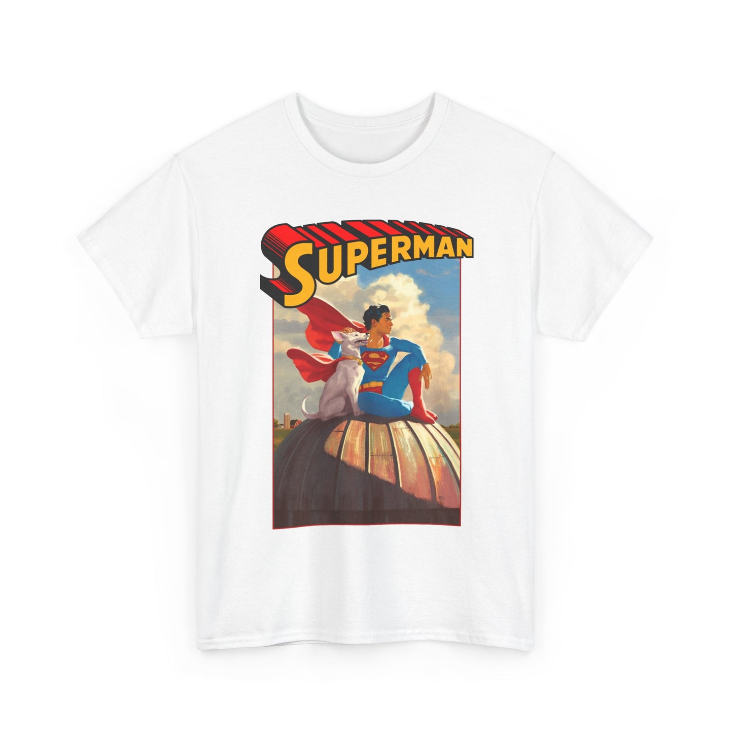 Superman & Krypto T-Shirt - 2025 Movie - Superdog from Krypton - Man of Steel, Smallville - DC Comics
