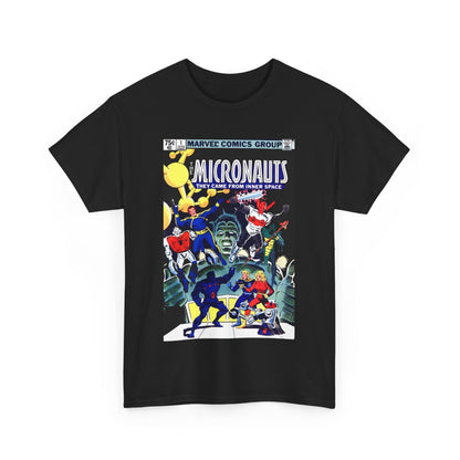 Micronauts T-Shirt - Annual #1 Cover Art - Marvel Comics - Arcturus Rann, Biotron, Marionette, Microtron, Bug, Acroyear