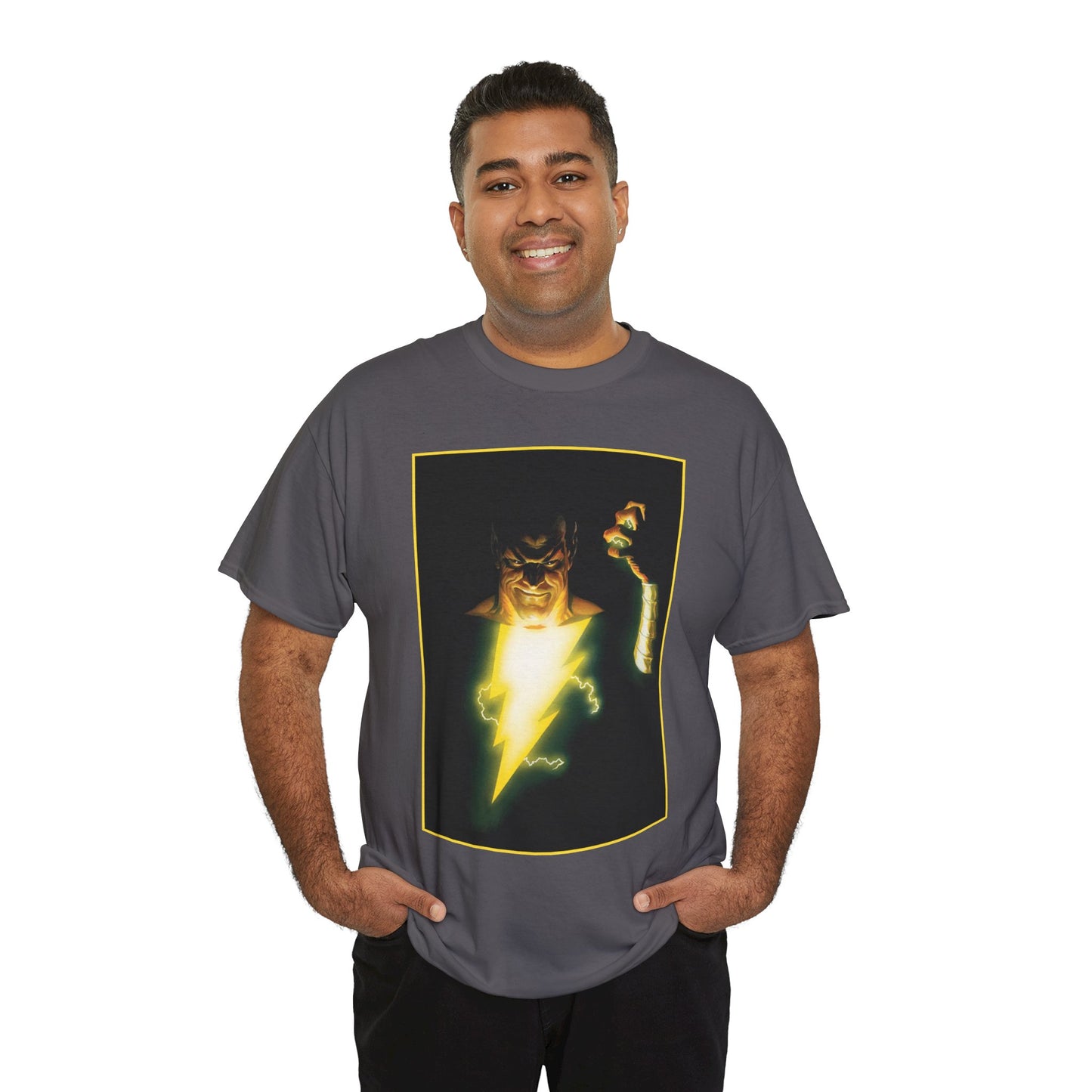 Black Adam T-Shirt - Alex Ross Art - JSA Cover Art - Shazam Family Foe - DC Comics