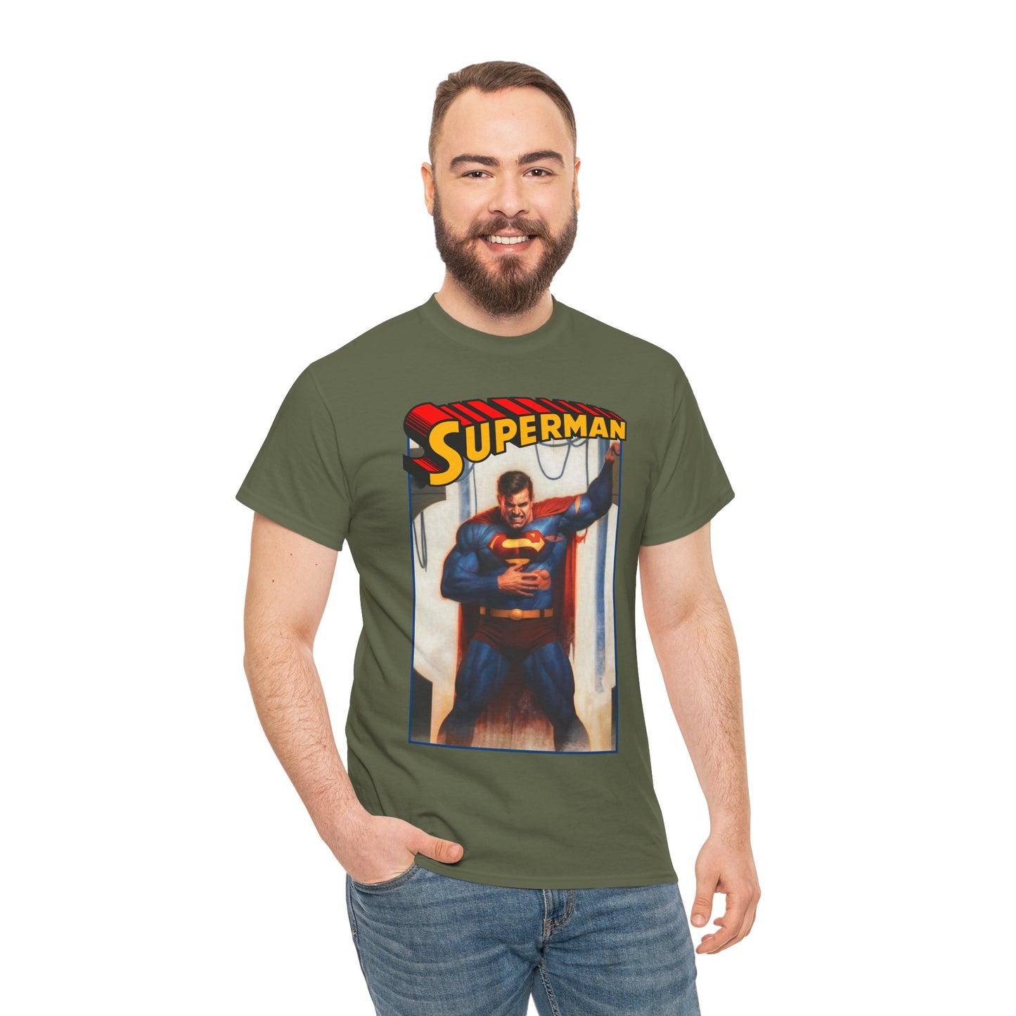 Superman T-Shirt - Ariel Olivetti Art - #34 Variant Cover Art - DC Comics