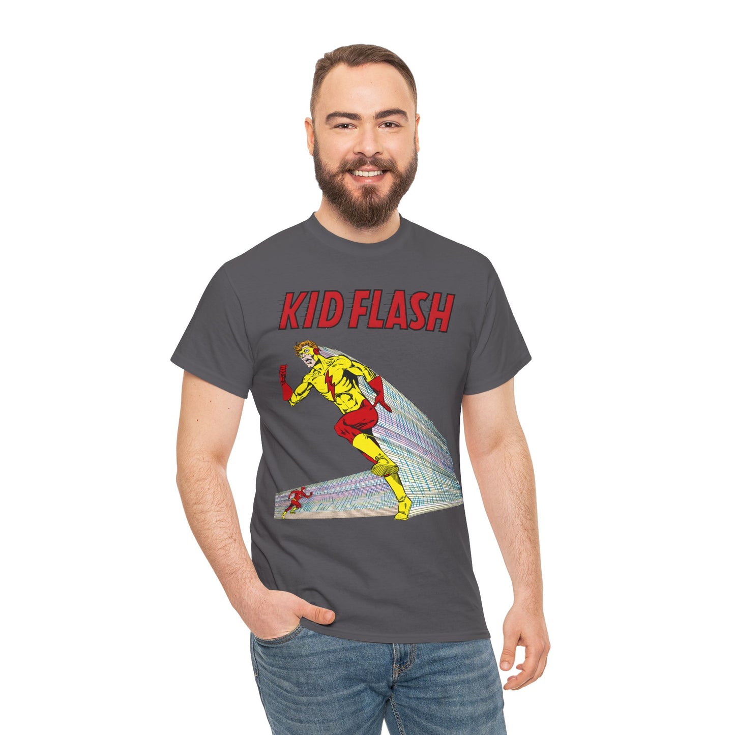 Kid Flash T-Shirt - George Perez Art - New Teen Titans - Wally West, Flash Sidekick - DC Comics