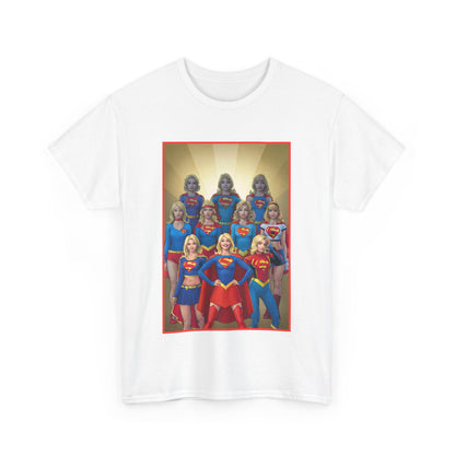 Supergirl Through the Ages T-Shirt - Nicola Scott Art - Kara from Kandor, Superman's Cousin, Linda Danvers - Survivor from Krypton - DC Comics