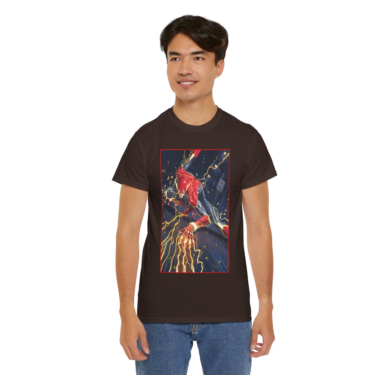 Flash T-Shirt - Davide Paratore Art - DC Comics