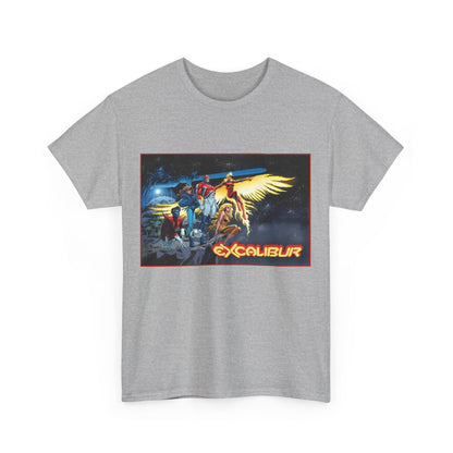 Excalibur T-Shirt - Alan David Art - Captain Britain, Nightcrawler, Shadowcat, Rachel Summers, Meggan - X-Men Series - UK Mutant Team - Marvel Comics