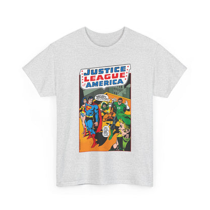 Justice League of America T-Shirt - Dick Dillin Art - Superman, Wonder Woman, Green Arrow, Green Lantern - DC Comics