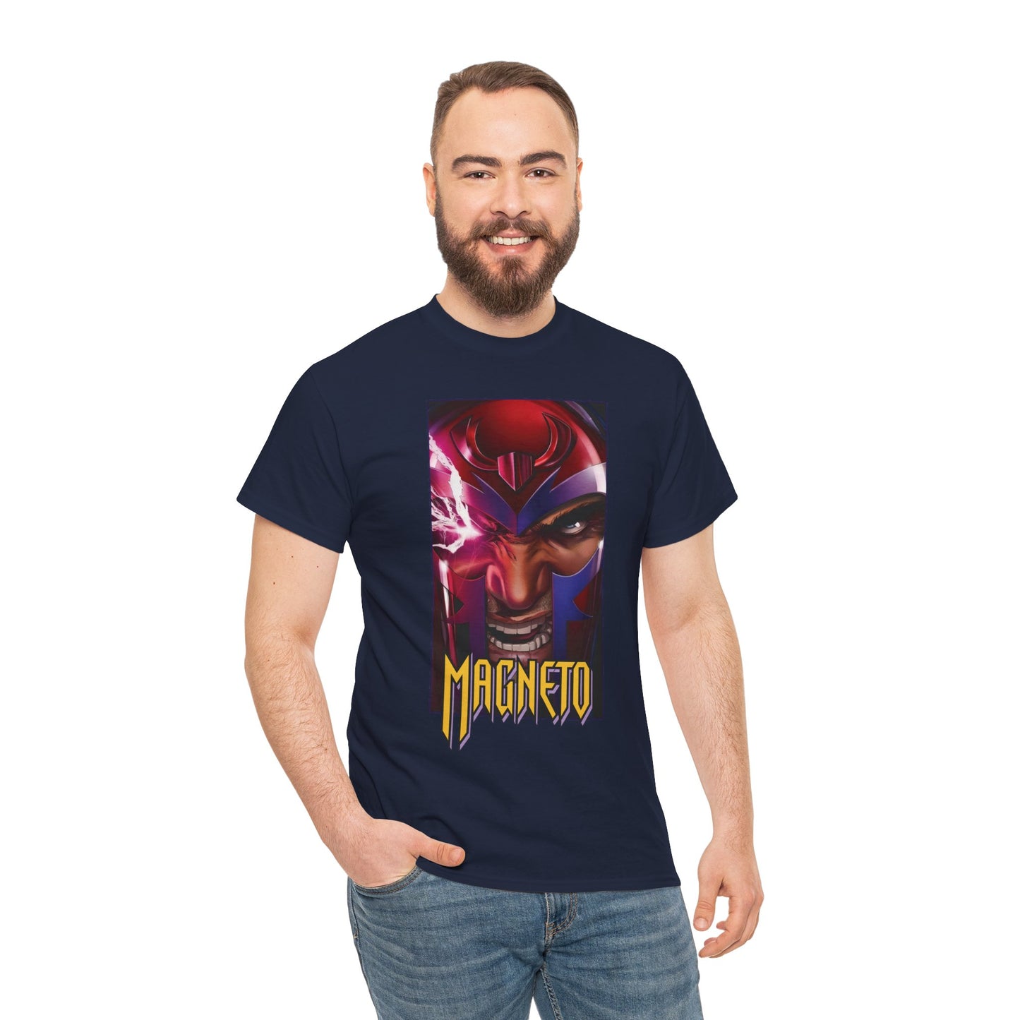 Magneto T-Shirt - Greg Land Art - Uncanny X-Men Villain, Member & Leader - Brotherhood of Evil Mutants - Marvel Comics