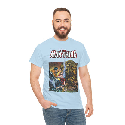 Man-Thing T-Shirt - Adventure into Fear #18 Cover Art - Marvel Comics - Whatever Knows Fear Burns At The Touch - Swamp Monster