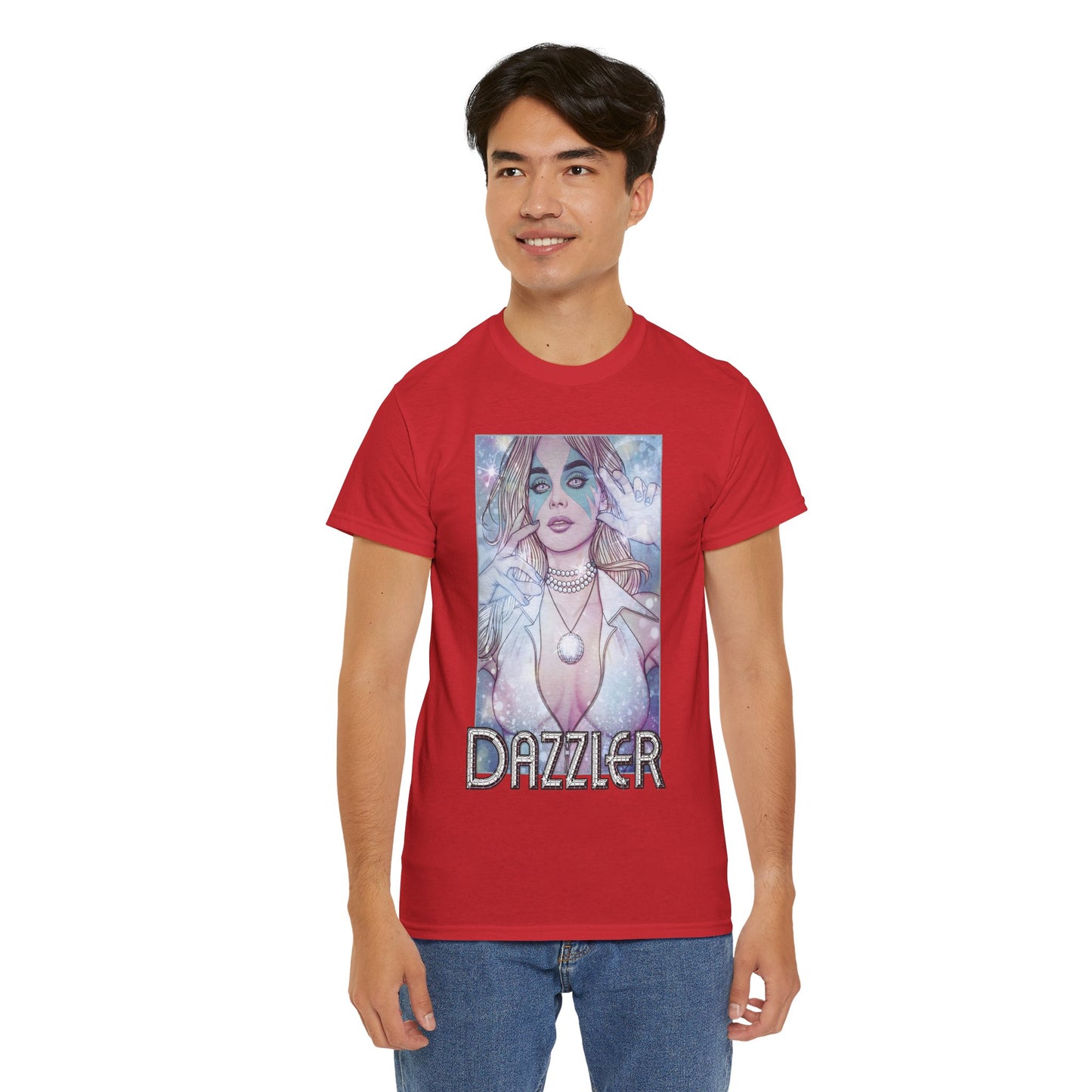 Dazzler T-Shirt - Jenny Frison Art - X-Men Member, Pop Star Mutant - Alison Blaire - Marvel Comics