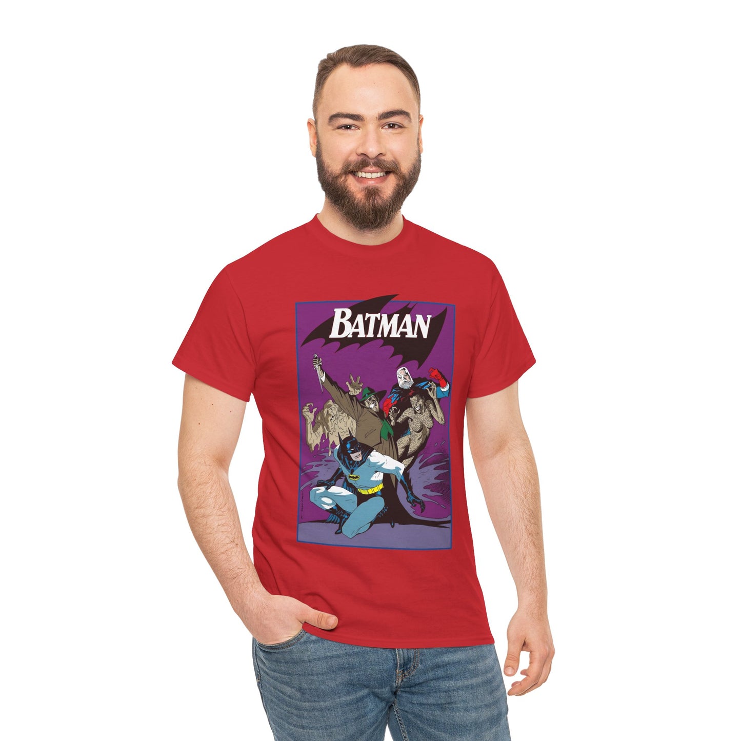 Batman & Clayface T-Shirt - Kevin Nowlan Art - Gotham, Bruce Wayne - DC Comics