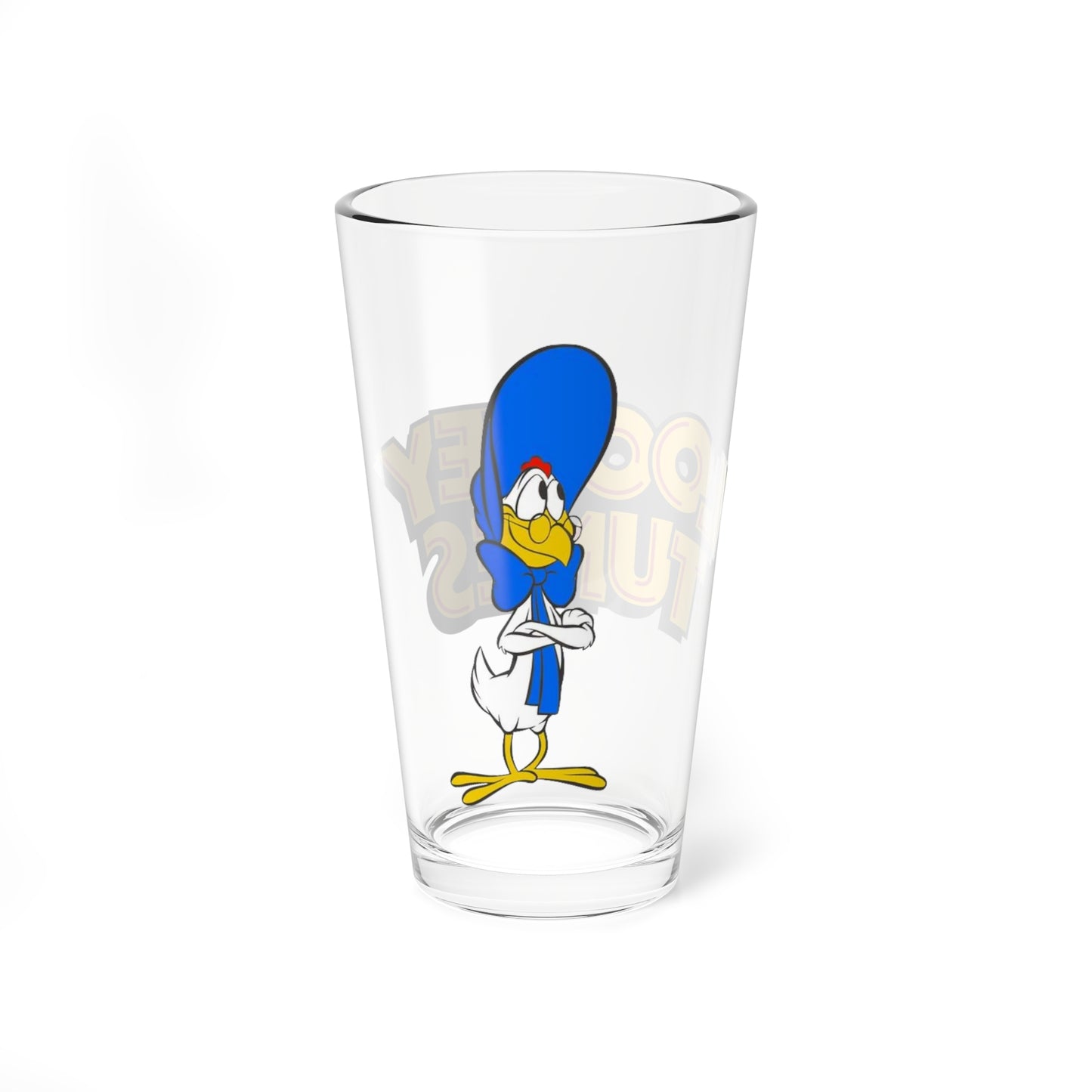 Miss Prissy Pint Glass, 16oz - Looney Tunes Character - Foghorn Leghorn - Warner Brothers - Cartoon Character