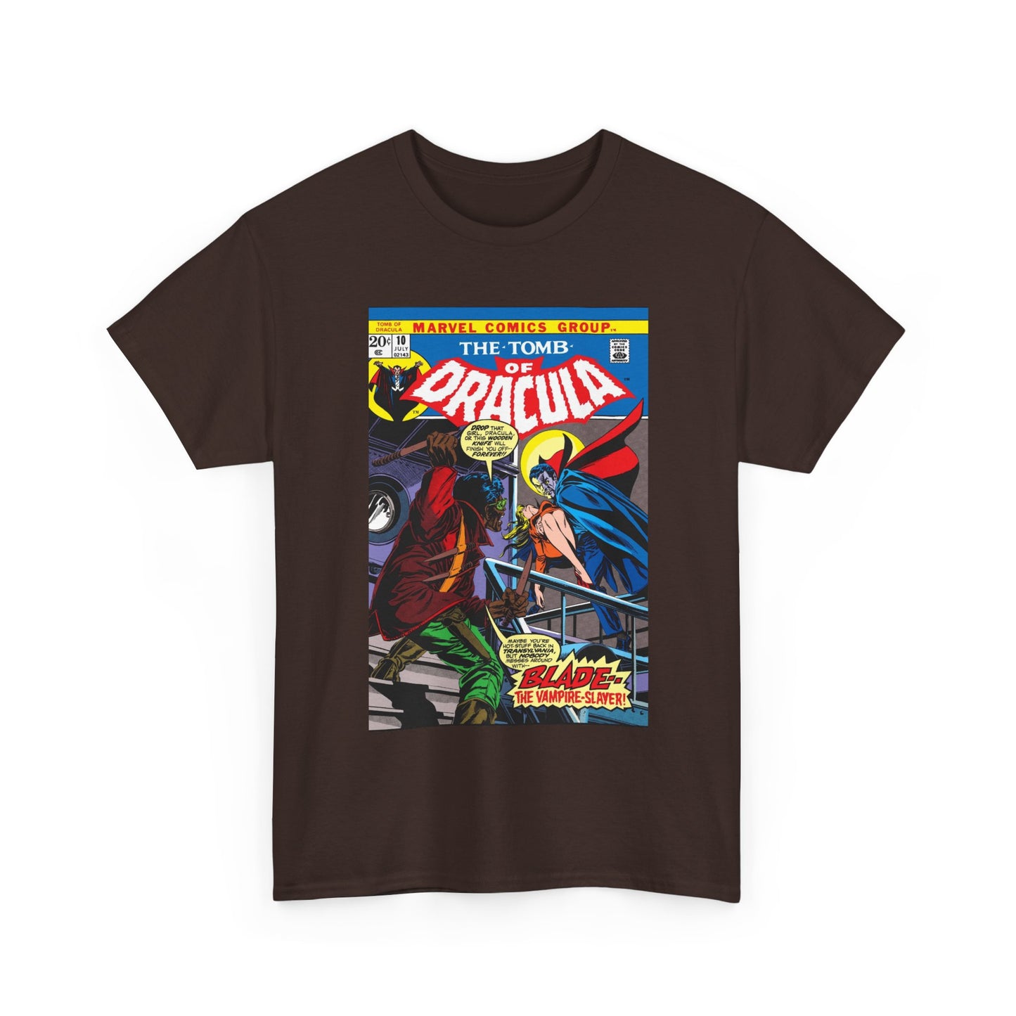 Tomb of Dracula T-Shirt - #10, First Appearance of Blade, Vampire Hunter - Marvel Comics